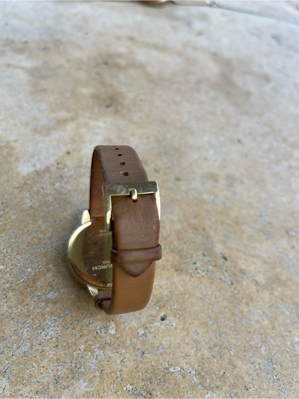 Tory Burch Brown Leather Strap Watch with Gold-Tone Case - Picture 7 of 9